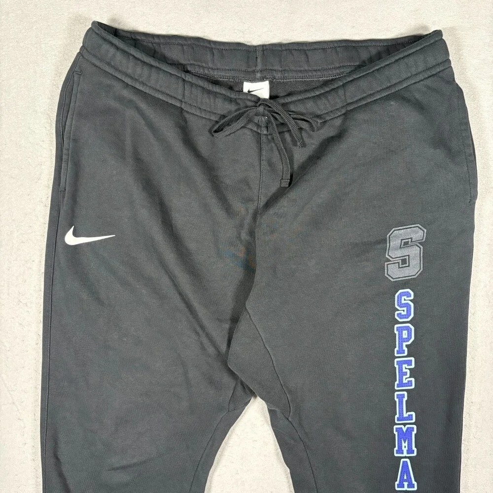 Nike Club Fleece Jogger Black Spelman HBCU Sweatpants Size 2XL Rare M71845